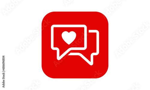 Heart dating logo	

