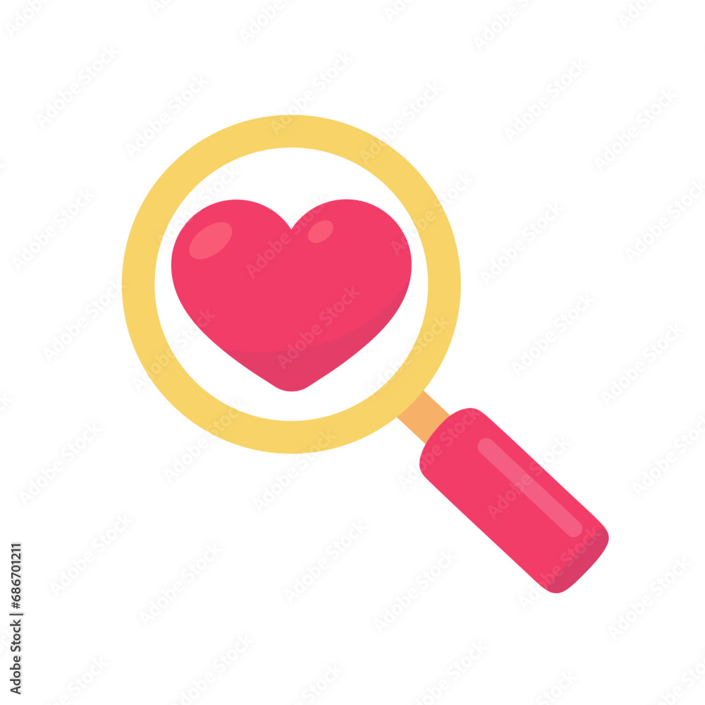 magnifying glass search for love The concept of finding someone to love magnifying glass search for love The concept of finding someone to love