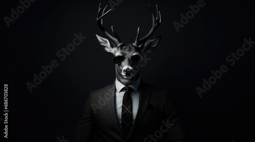 Model man costume male face portrait background adult fashion suit young mask head person © SHOTPRIME STUDIO