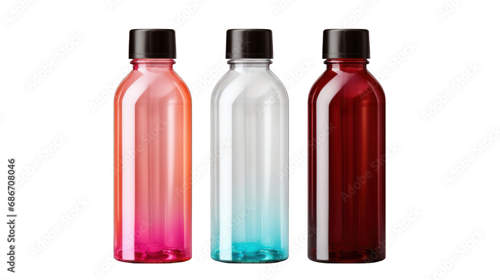 Set of Shampoo Bottles Isolated on Transparent or White Background, PNG Set of Shampoo Bottles Isolated on Transparent or White Background, PNG