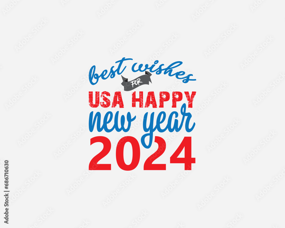 Happy new year 2024 design template