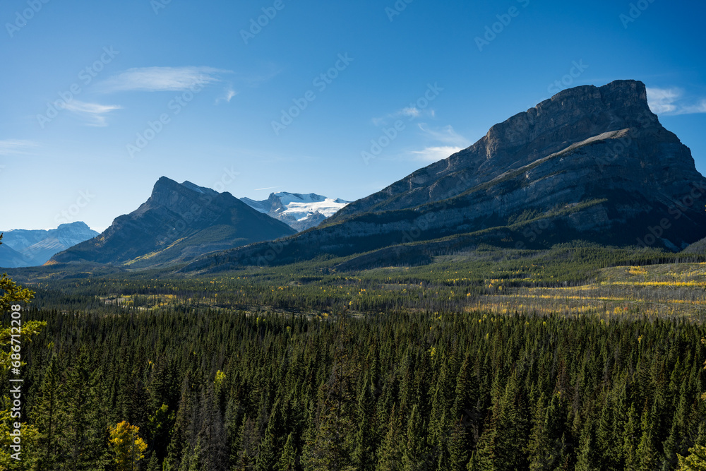 landscape in the mountains British Columbia Canada 