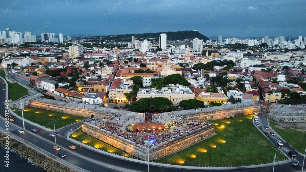 Centro histórico de Cartagena colombia 