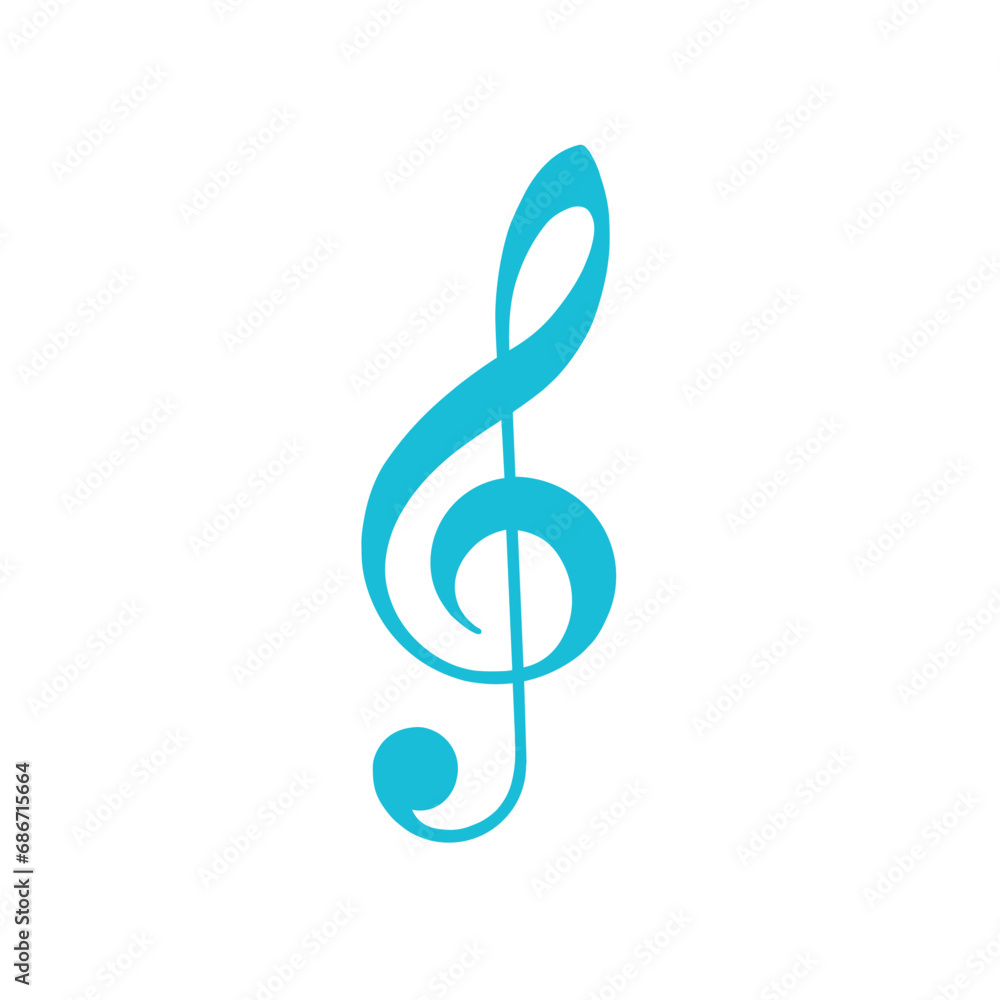 Violin key. From blue icon set. Violin key. From blue icon set.