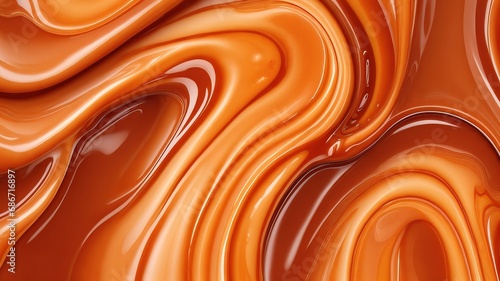 Caramel background for sweet tooth