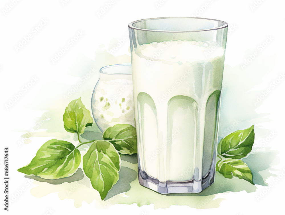 milk in glass,created with Generative AI tecnology. milk in glass,created with Generative AI tecnology.