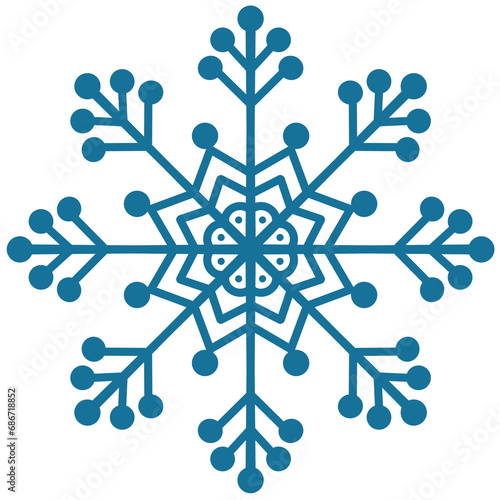 Snowflakes design shape and colors blue gold black for Christmas day and winter season.