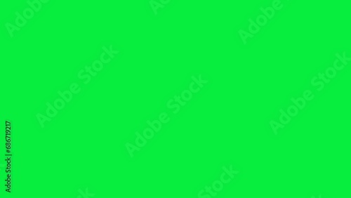 welcome 2024 , happy new year animation on black and green background, suitable for year-end holidays, family vacations, new year content photo