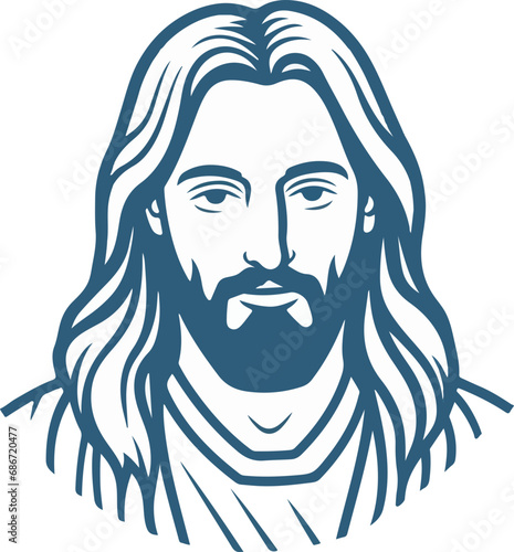Jesus Lord Portrait Logo