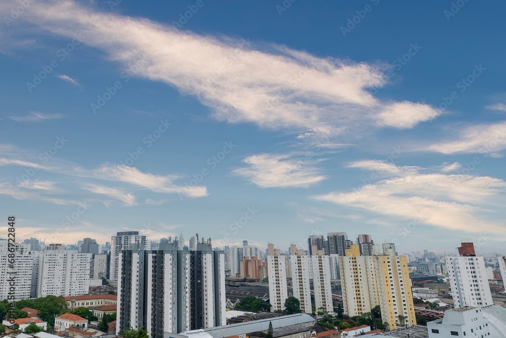Vista aérea do bairro da Mooca, situado na zona leste de São Paulo, bairro dos italianos Vista aérea do bairro da Mooca, situado na zona leste de São Paulo, bairro dos italianos