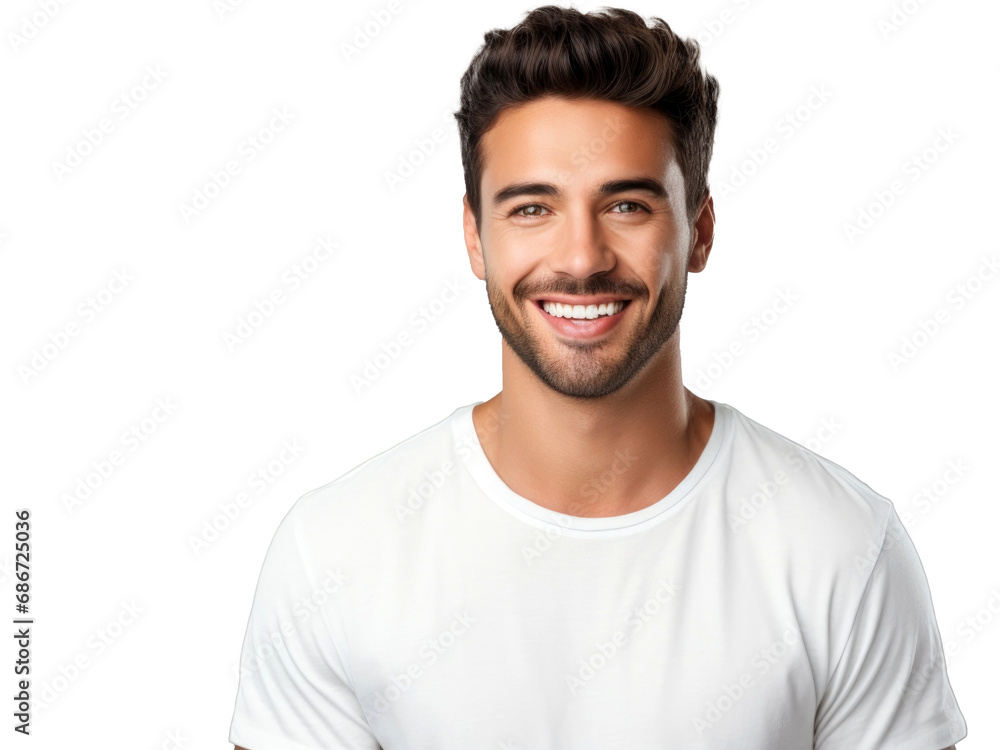 Young man with beautiful smile . Teeth whitening isolated on transparent background Young man with beautiful smile . Teeth whitening isolated on transparent background
