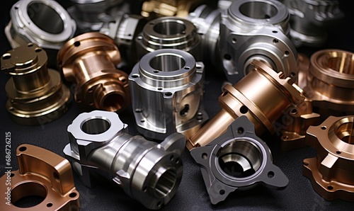 A Variety of Metal Parts for Various Applications photo