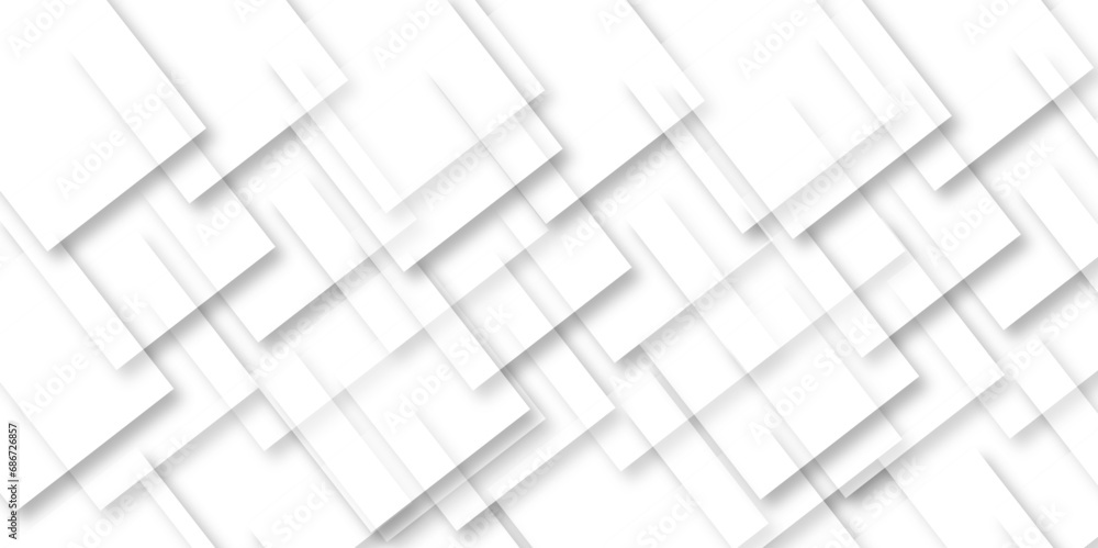 Abstract white line with square shape shadow background. vector illustration, White Business Style Background white paper texture and business,card, wallpaper design Template for branding business .