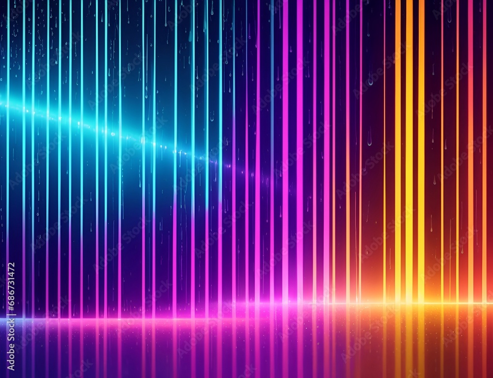 Abstract technology style background. AI generated illustration