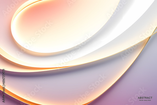 Abstract Light Gold Background. colorful wavy design wallpaper. creative graphic 2 d illustration. trendy fluid cover with dynamic shapes flow.