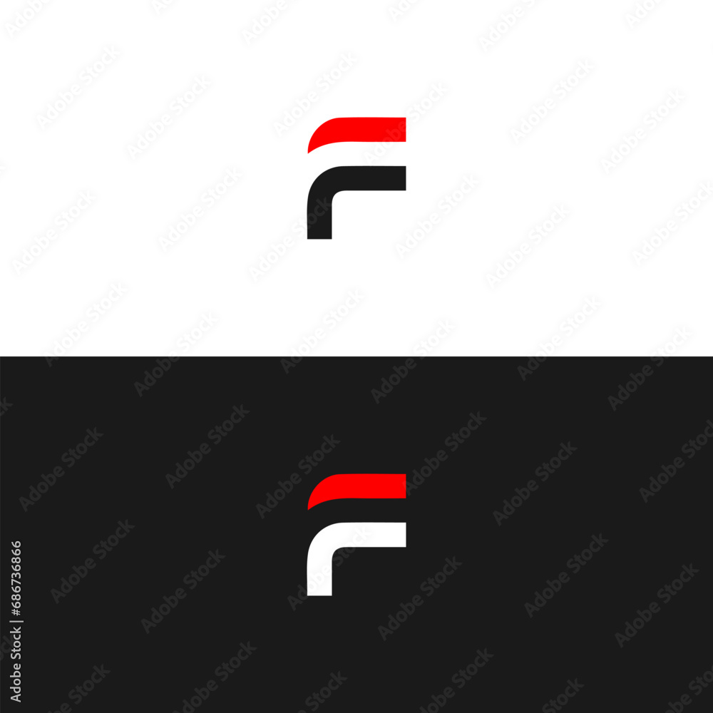Obraz premium F letter logo design for fashion and beauty and spa company. F letter vector icon. F logo, F