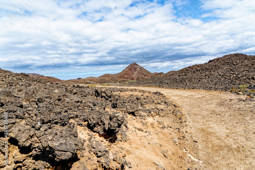 View of Lobos island - Fuerteventura  Canary Islands  Spain