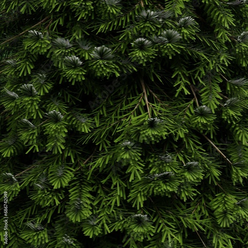 Realistic 3D Render of Christmas Tree