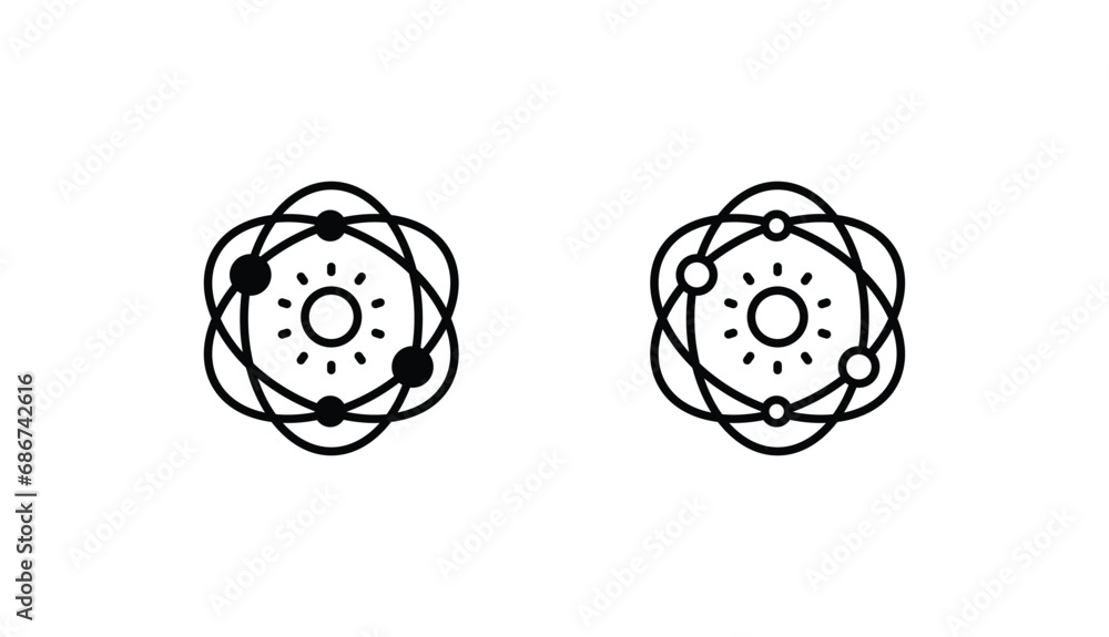 Solar System icon design with white background stock illustration Solar System icon design with white background stock illustration