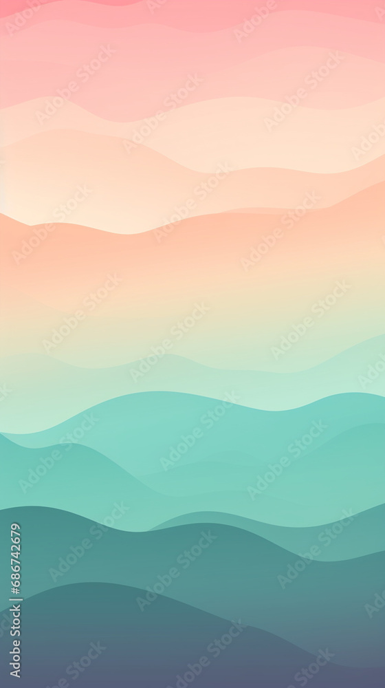 minimalistic wallpaper nature created with Generative Ai