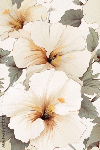 a watercolor image is shown of floral flowers