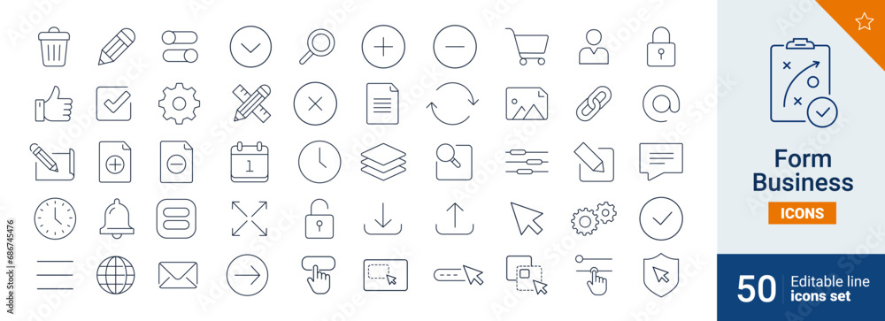 Form icons Pixel perfect. Setup, files, delete, .... Form icons Pixel perfect. Setup, files, delete, ....