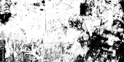 Wallpaper Mural Distressed overlay texture of cracked concrete, stone or asphalt. grunge background. abstract halftone vector illustration Torontodigital.ca