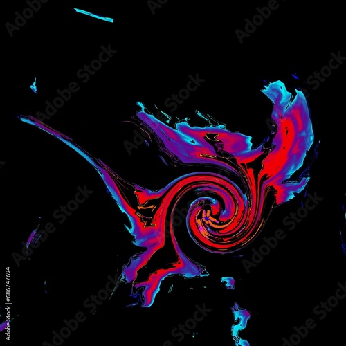 abstract background with splashes
