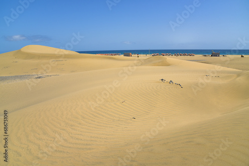 Dünenlandschaft auf der Insel Gran Canaria