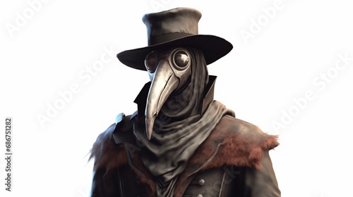 realistic plague doctor Ai Generative
