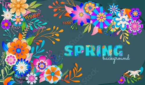 Beautiful spring background