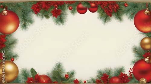 Merry Christmas and happy New Year background 
