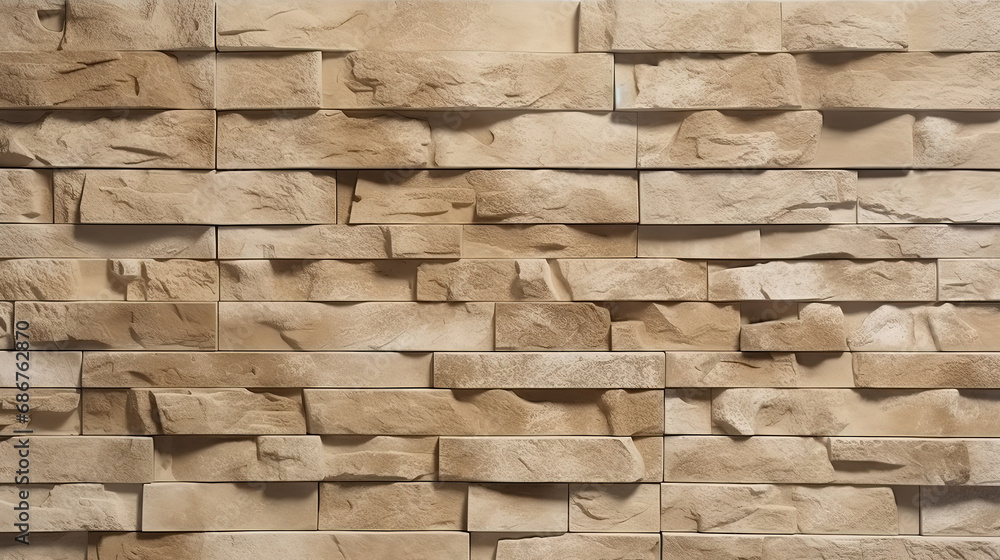 Obraz premium Stone texture and pattern for tiles. Generative Ai