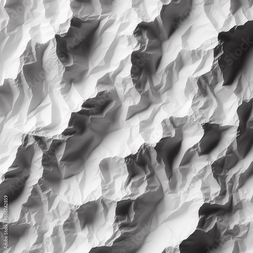 white crumpled paper texture, for designs