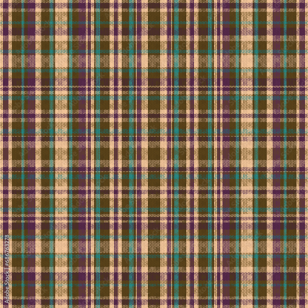 Tartan plaid pattern with texture. Tartan plaid pattern with texture.