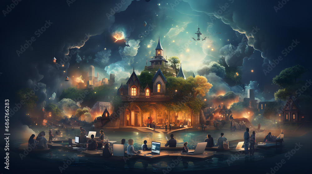 © Benjamin - Empowering Minds: The Fusion of Laptop Technology, Internet Learning, and Online Education for Knowledge Enrichment in Homeschooling