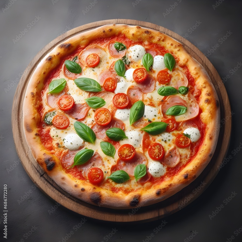 pizza on a board pizza on a board