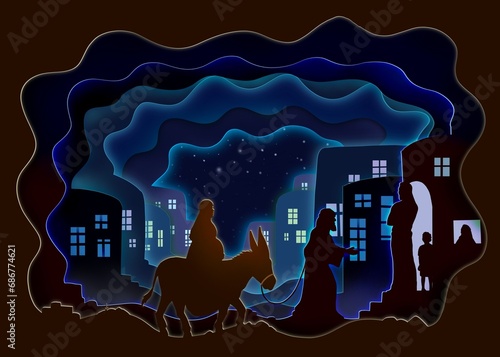 Foto No Room at the Inn at Bethlehem