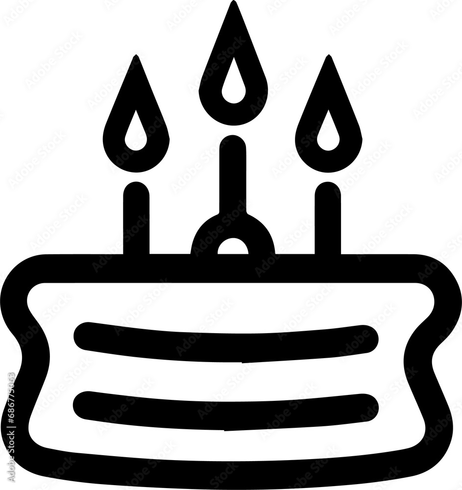 Fototapeta premium birthday cake