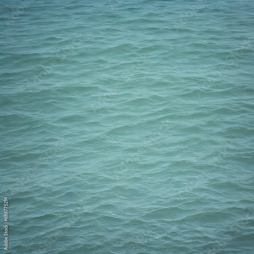 Blue Sea Water Surface with Ripple Waves and Clear Reflection in Nature