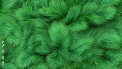 Green fur texture pattern background