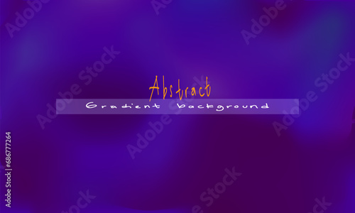 Abstract gradient mesh wavy liquit background. Blue, violet and yellow saturated vivid color blend. Design template. photo