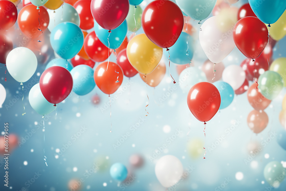 Balloons background with space for text, holiday,birthday Balloons background with space for text, holiday,birthday