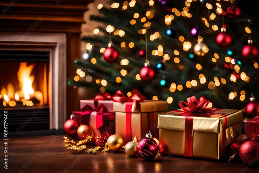 christmas tree and gifts christmas tree and gifts