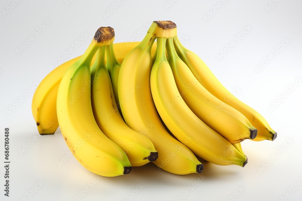 Banana Isolated on a White Background Banana Isolated on a White Background