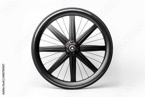 Bicycle Wheel Isolated on a White Background