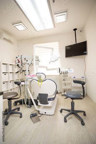 Dental clinic. Dentist s bright office