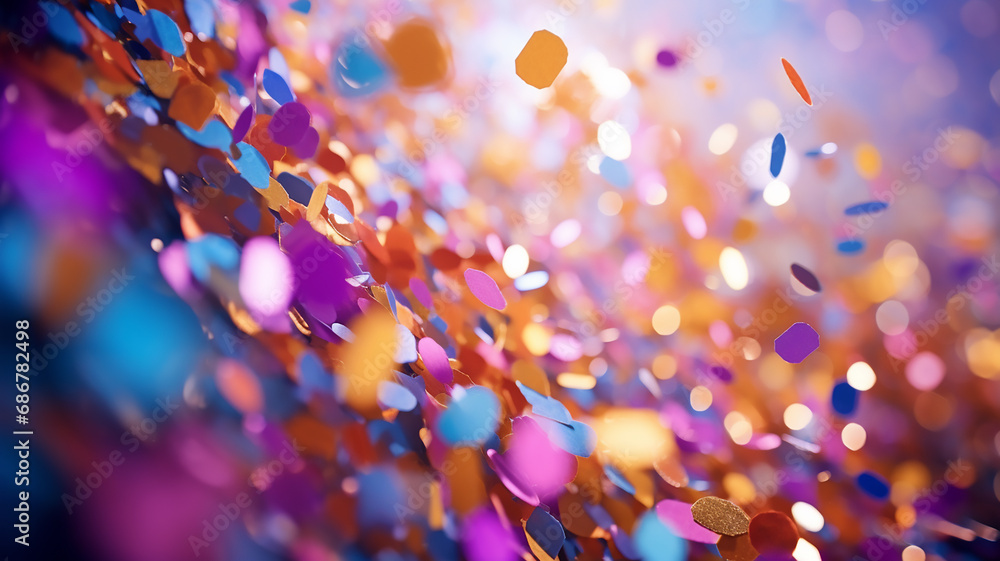 Colorful confetti