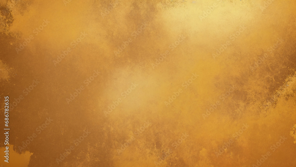 Abstract golden decorative painting background.