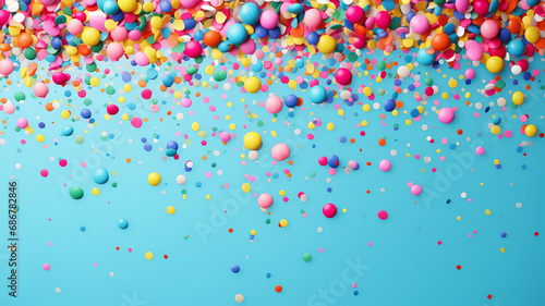 Colorful confetti